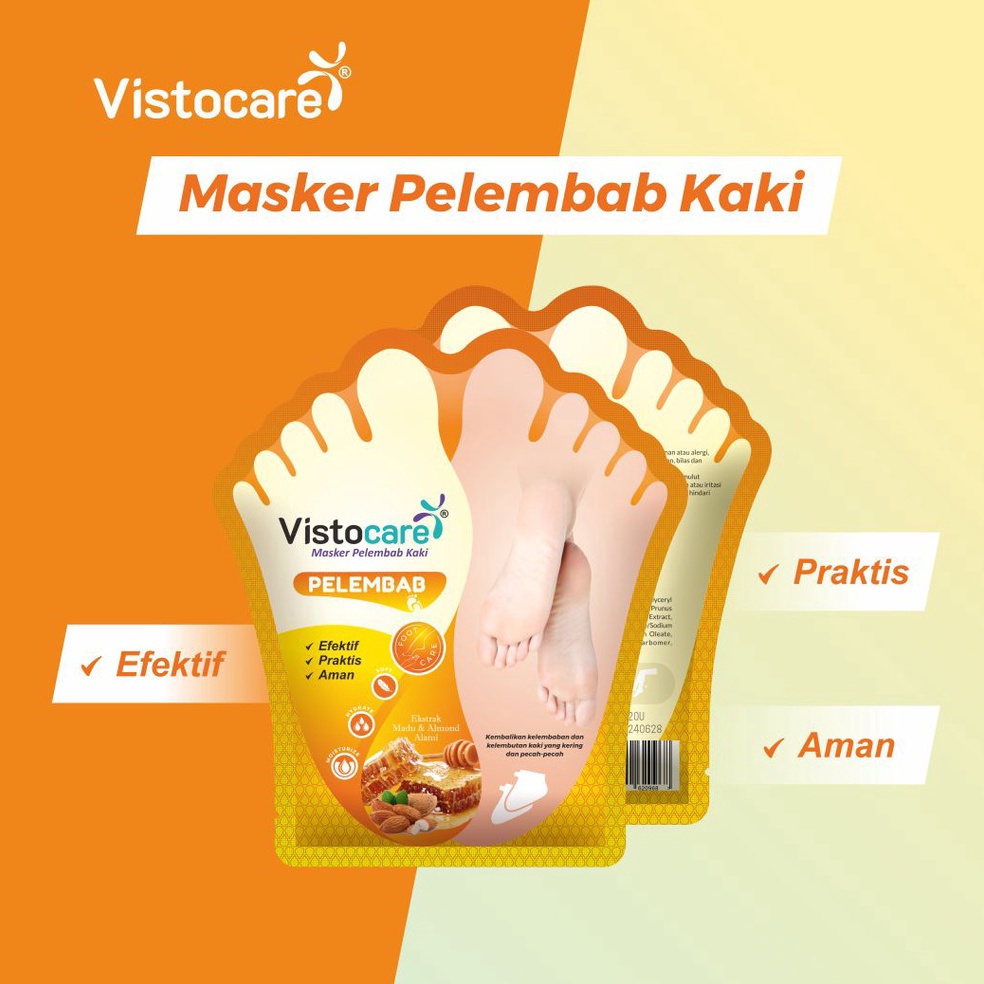 ART R64Q Masker Pelembab Kaki Vistocare Pedicure