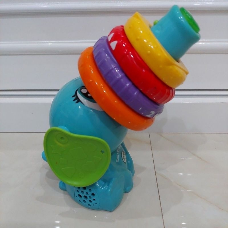 LEAPFROG STACK & TUMBLE ELEPHANT GAJAH RING EDUKASI LEAP FROG BUKAN VTECH