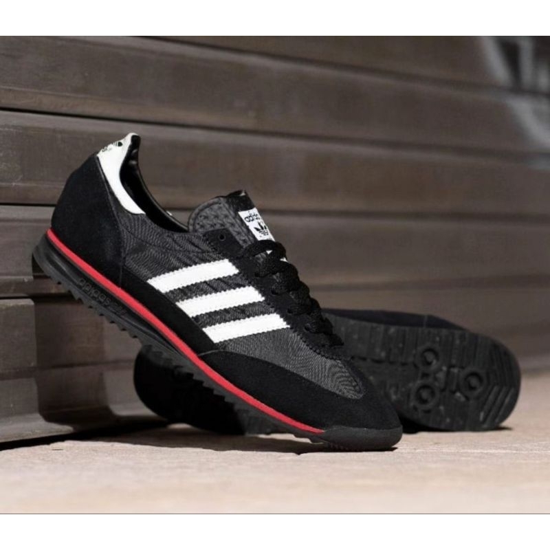 Adidas SL72 Black Black White Original