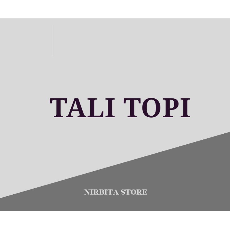 Tali Topi  Wisuda - Topi Wisuda - Topi Sarjana - Perlengkapan Wisuda - Peralatan Wisuda - Atribut Wi