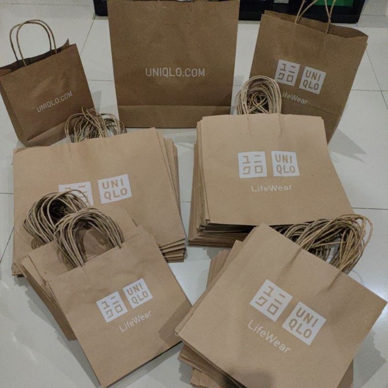 

paperbag uniqlo lifewear