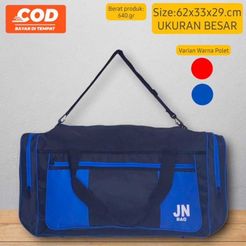 Tas Travel Bag Jumbo Tas Duffel Tas Wadah pakaian Mudik Lebaran  Tas Baju Tenteng selempang ukuran B