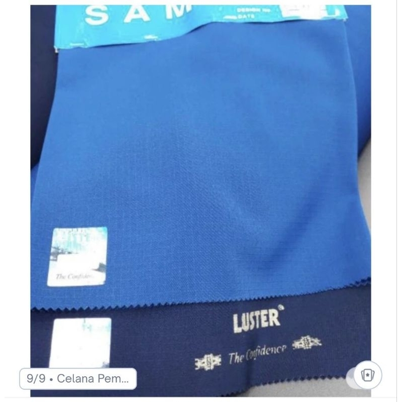 Kain Luster Seragam Pemadam Kebakaran/DAMKAR Ukuran 1M