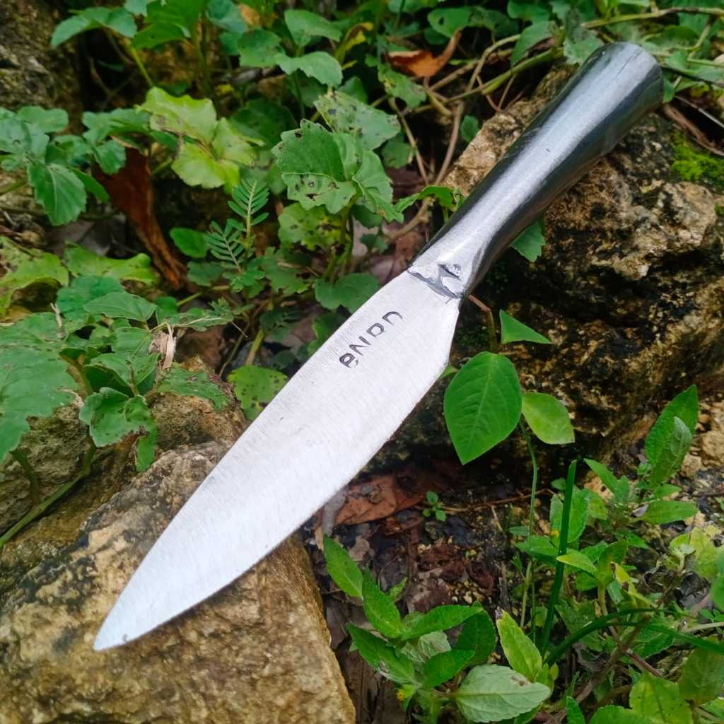 mini pisau dapur baja high carbon fulltang