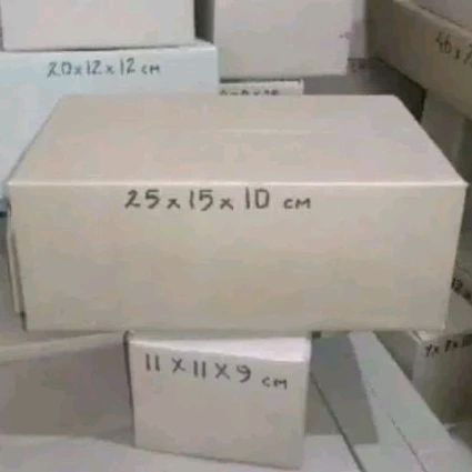 

Kardus box packing ukuran 25x15x10 cm