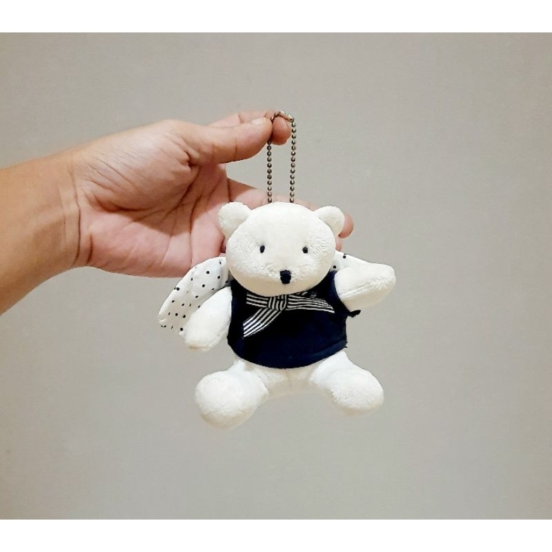 Tedy Bear Coklat Angel Original Size 10 cm/ Boneka Beruang