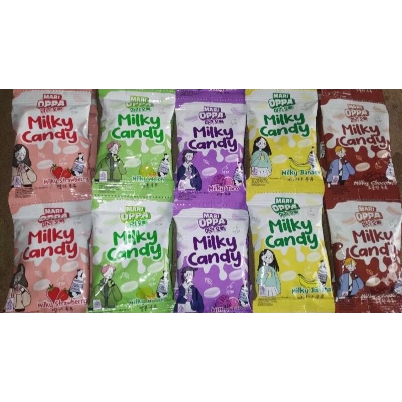 

Permen Milky Candy MARI OPPA Isi 10 Pcs