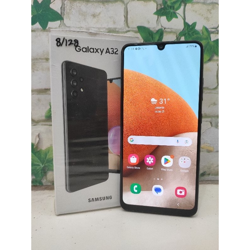 samsung A32 Ram 8GB Internal 128GB HP Second Seken Bekas Fullset [murah] hp murah