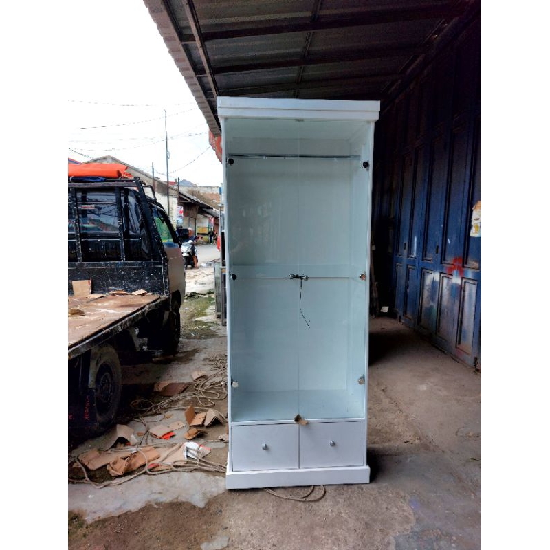 Lemari Gantungan Baju Gamis 2 Pintu (Bekasi)