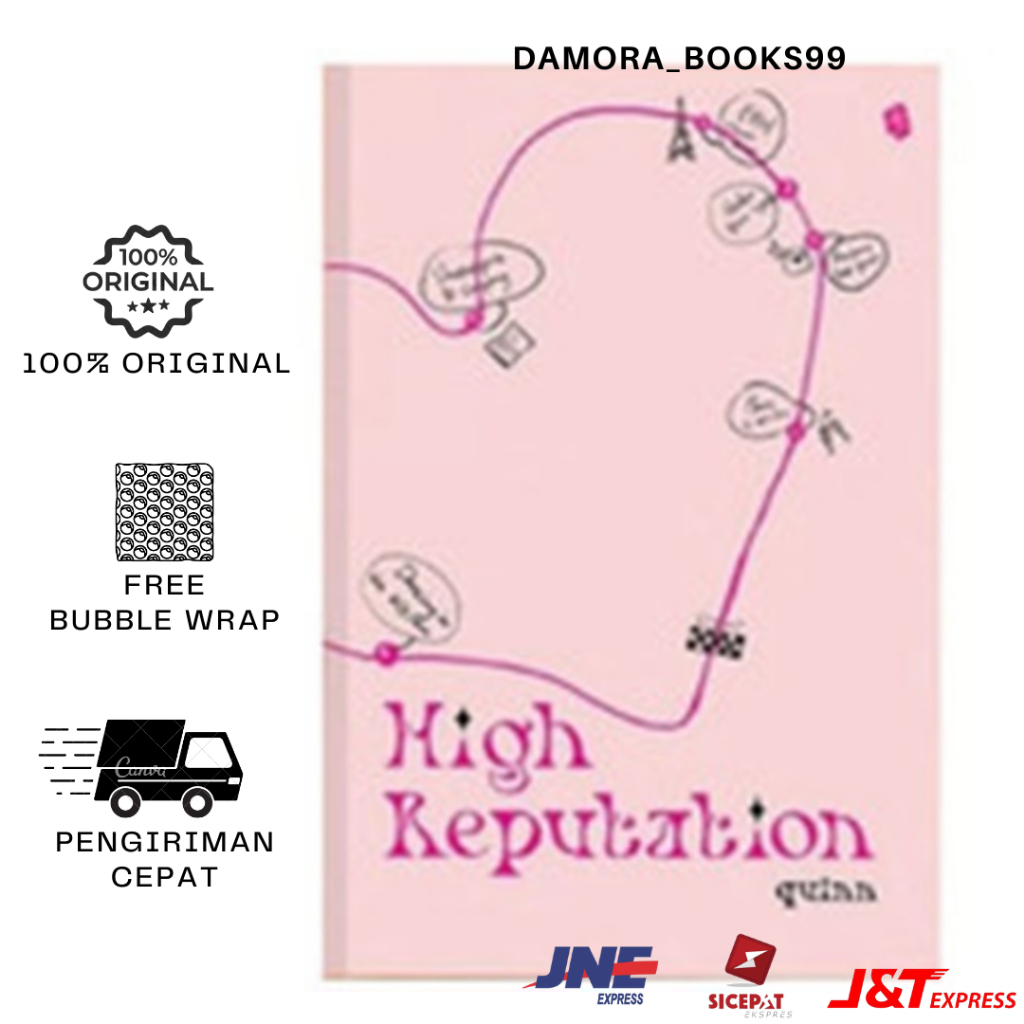 Buku Novel High Reputation by Quinn