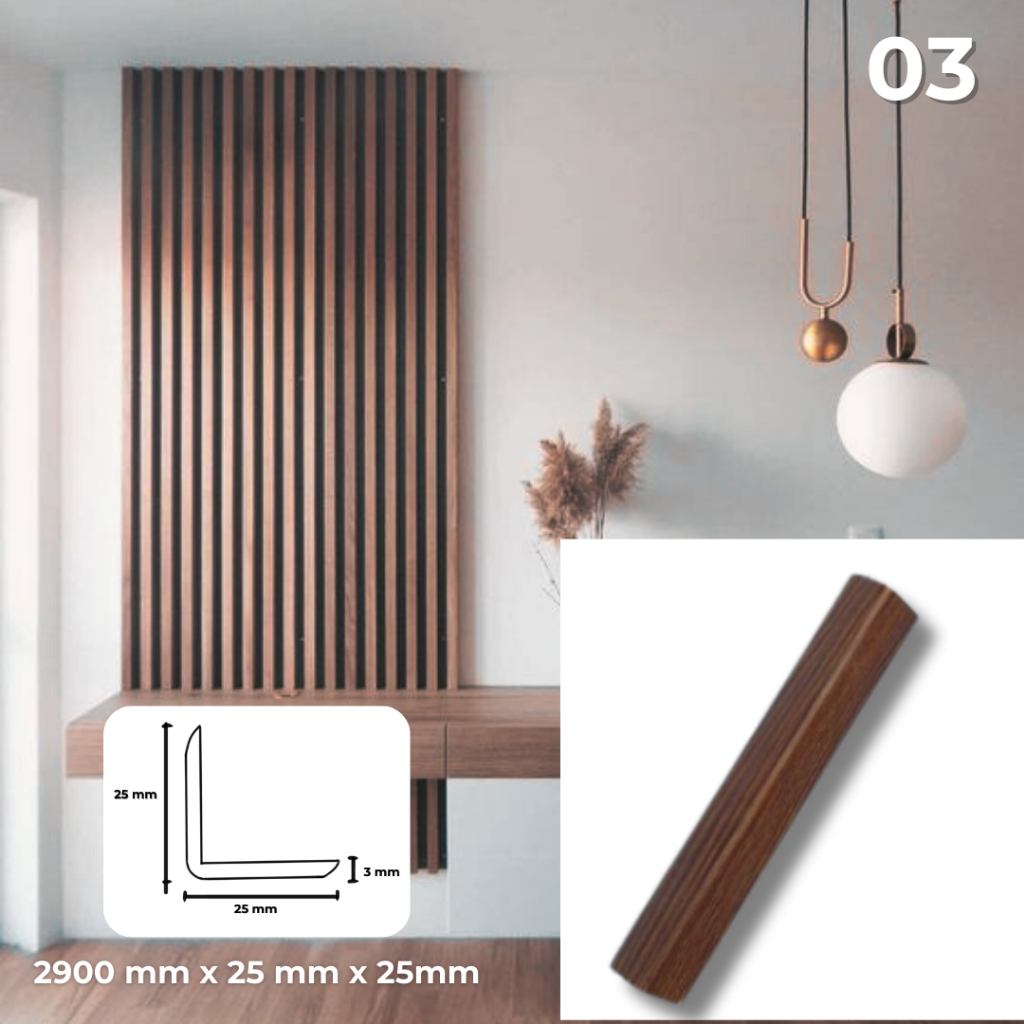 LIS SIKU WARNA KAYU UK 95