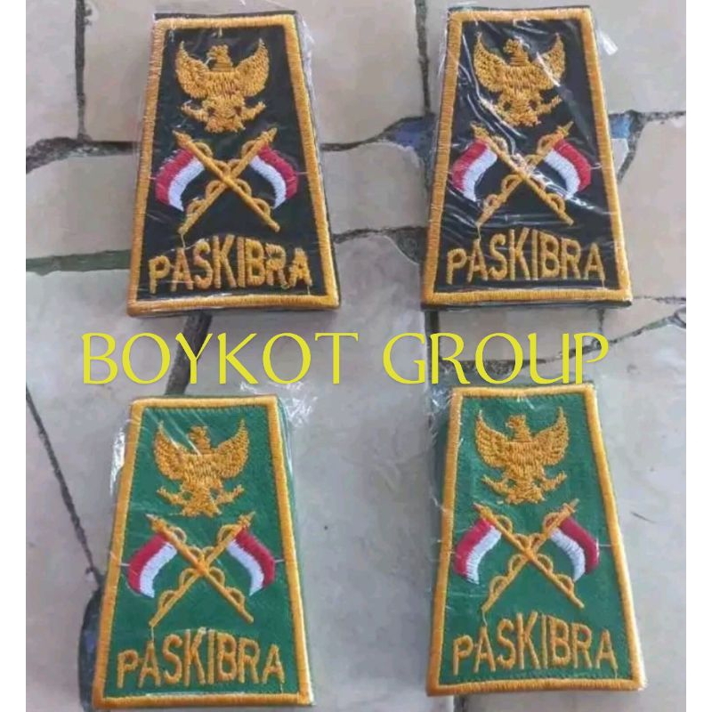 Evolet Paskibra Sepasang Bordir