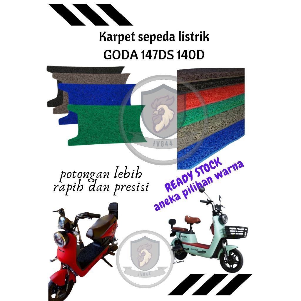 Karpet sepeda listrik GODA 147Ds 140D