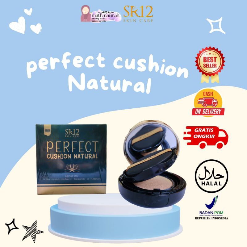 PERFECT CUSHION SR12/BEDAK SULTAN/MENCERAHKAN & MELEMBABKAN