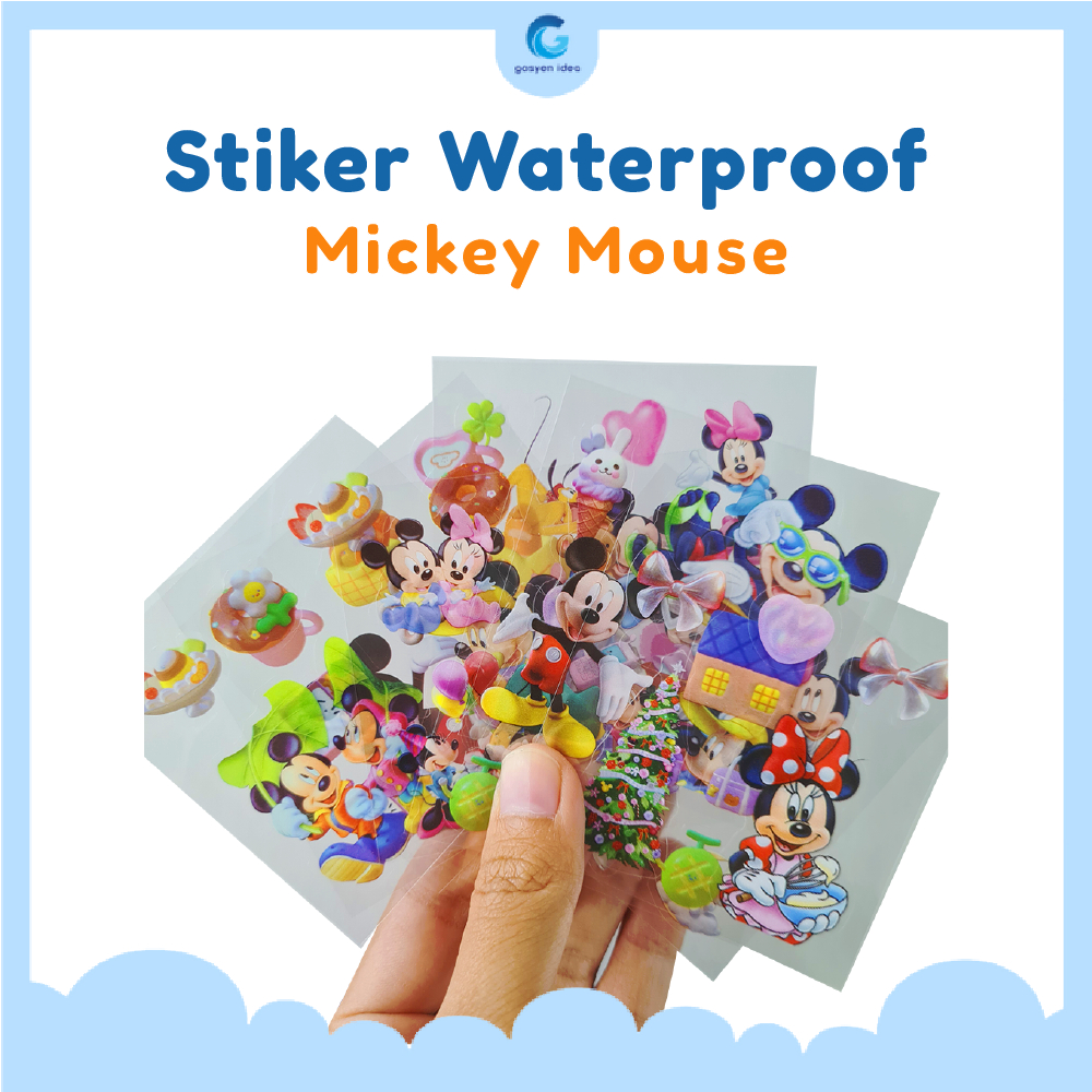 

STICKER NONO MICKEY MOUSE [ECER] WATERPROOF / 1 LEMBAR STIKER