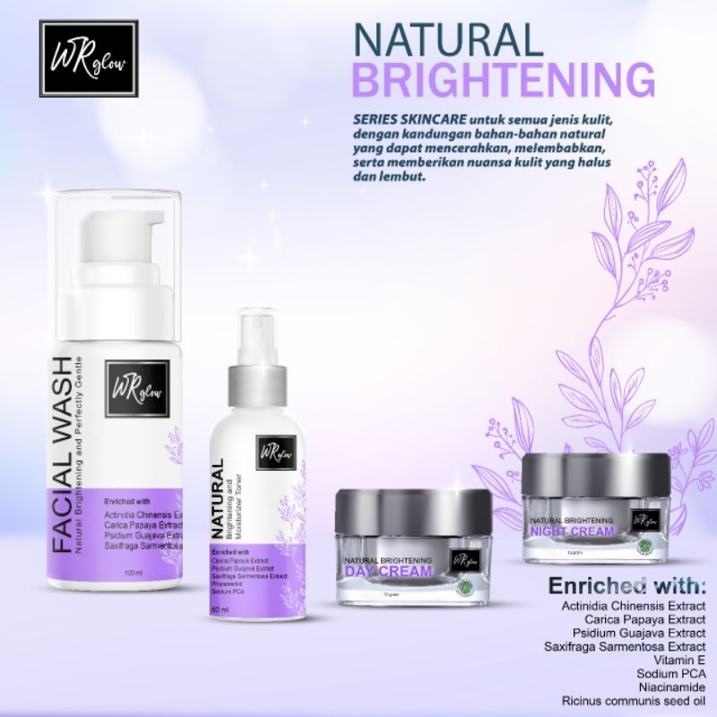 WR GLOW Natural Brightening Skincare