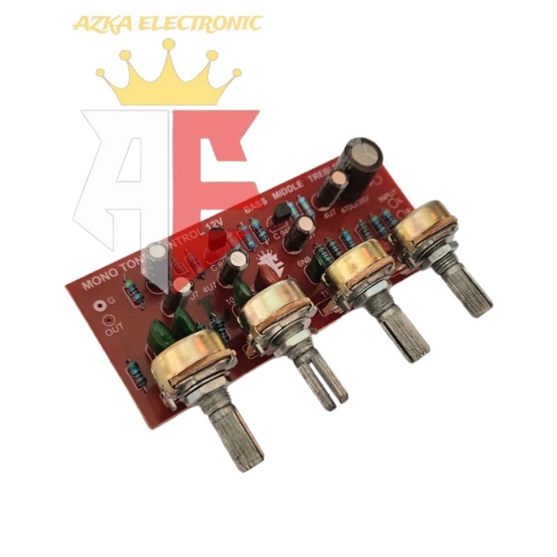 Kit Tone Control Mono 12V DC Bass Middle Treble