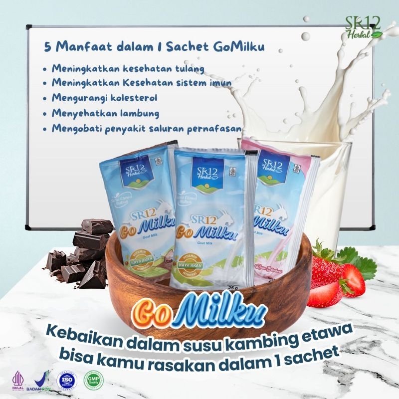 

TERBARU!! SUSU GOMILKU SASET / GOMILKU SR12 SASET AMAN BUMIL BUSUI BPOM HALAL MUI / SUSU ETAWA GOMILKU SR12 READY STOK BANDA ACEH