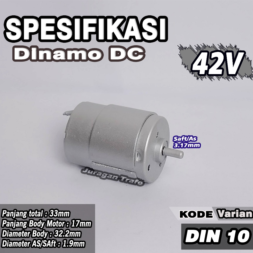 Dinamo DC 42V Generator listrik mini