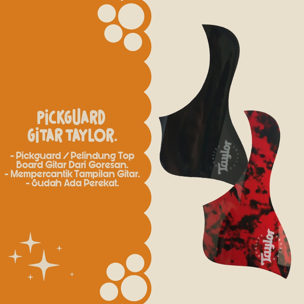 Pickguard Gitar Taylor / Pelindung Body Gitar Akustik