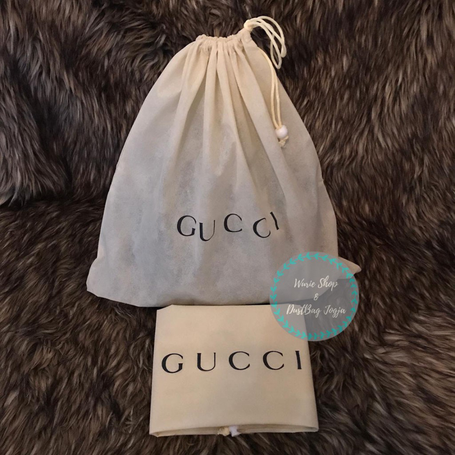 Promo GUCCI DustBag Pengganti Sarung Tas Pelindung Debu Serut Dust Bag DB Branded Berkualitas