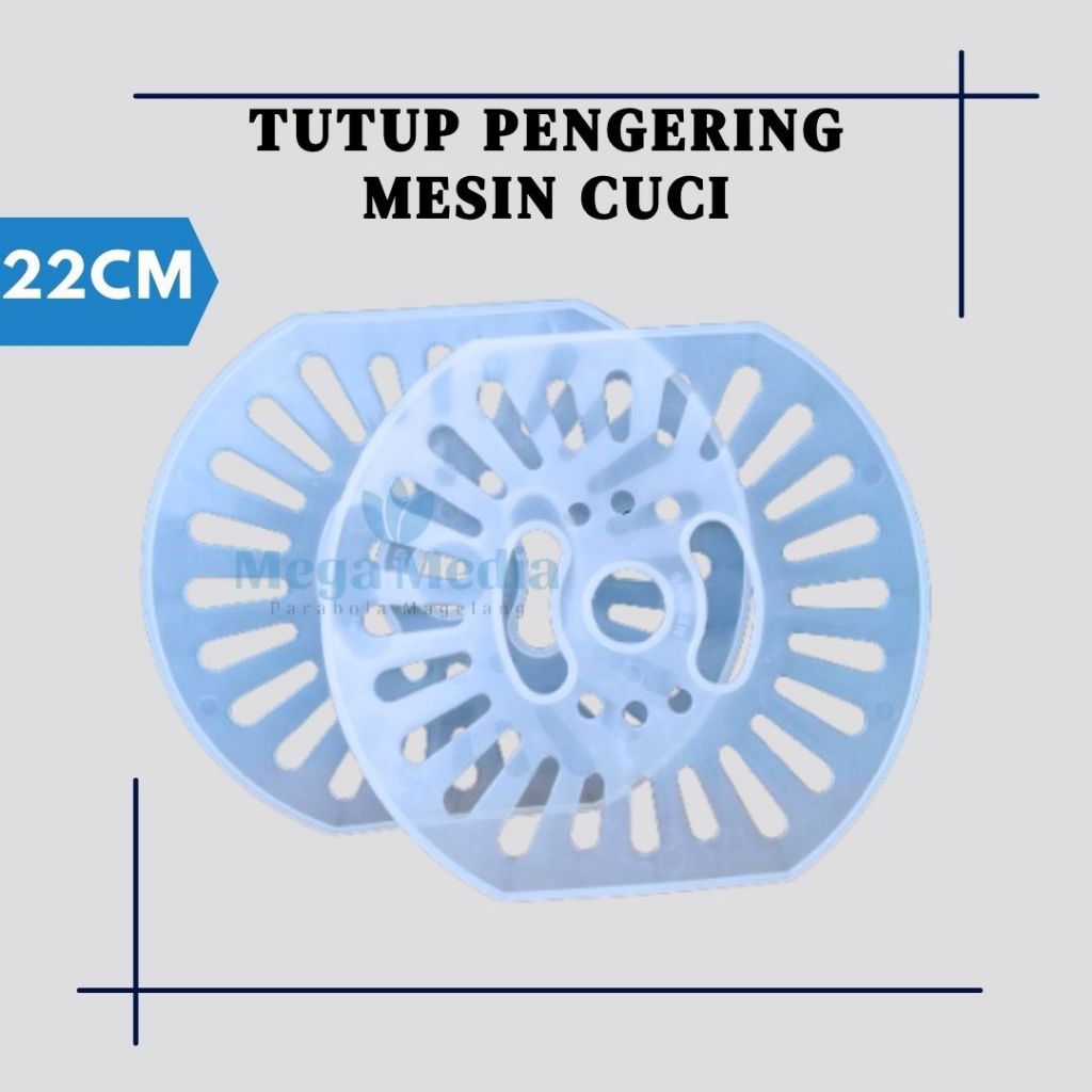 TUTUP PENGERING MESIN CUCI 2 TABUNG SANKEN 22CM MULTI ORIGINAL