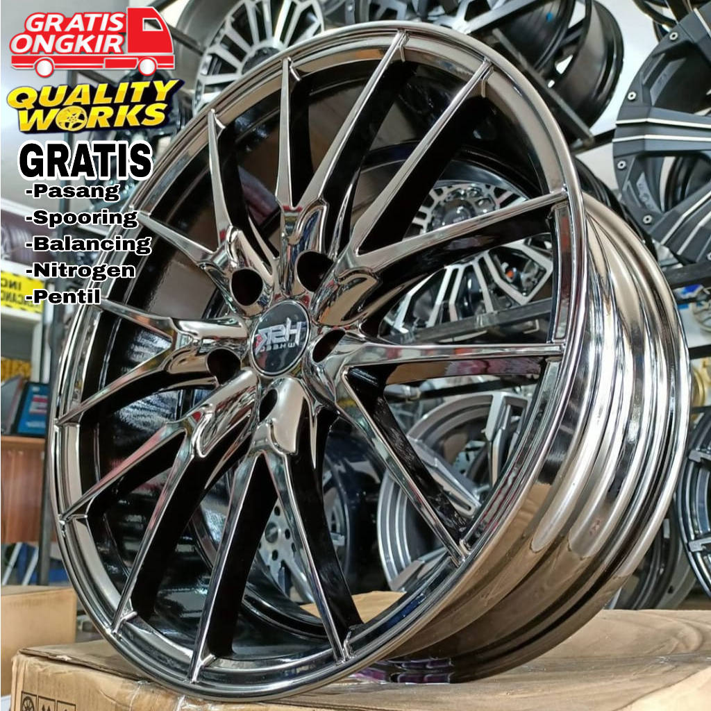 Velg Modifikasi Mobil Honda Wrv, Hrv, Ring 18 Hsr Wheel Pallis