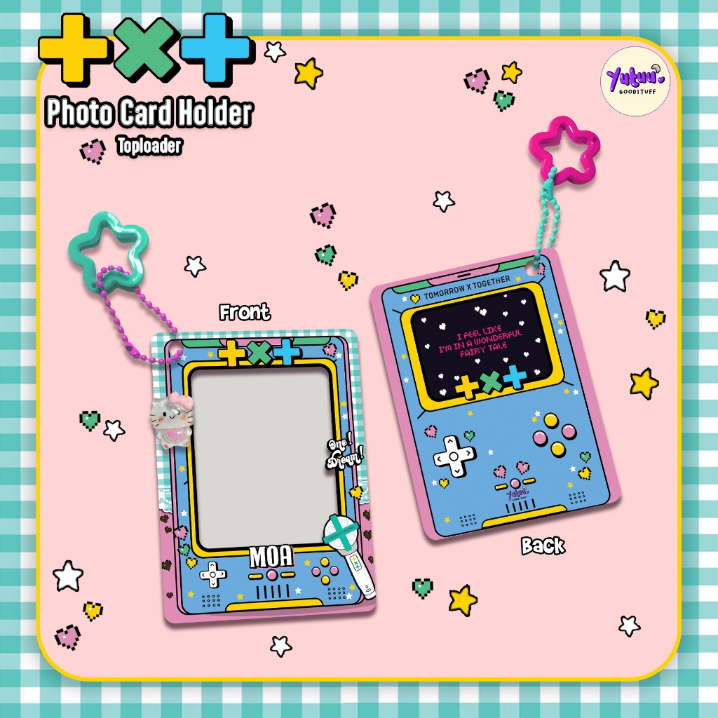 TXT Toploader Photo Card Holder / Kpop PC Holder handmade