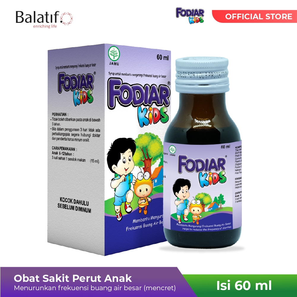 Fodiar Kids | Obat Mencret dan Sakit Perut Anak | BALATIF