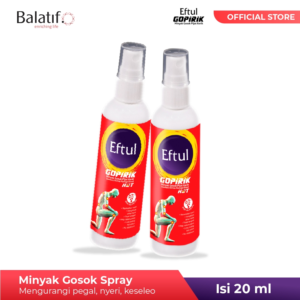 Minyak Gosok Pijat Kerik untuk Mengatasi Pegal, Linu dan Nyeri Sendi Eftul Gopirik Hot