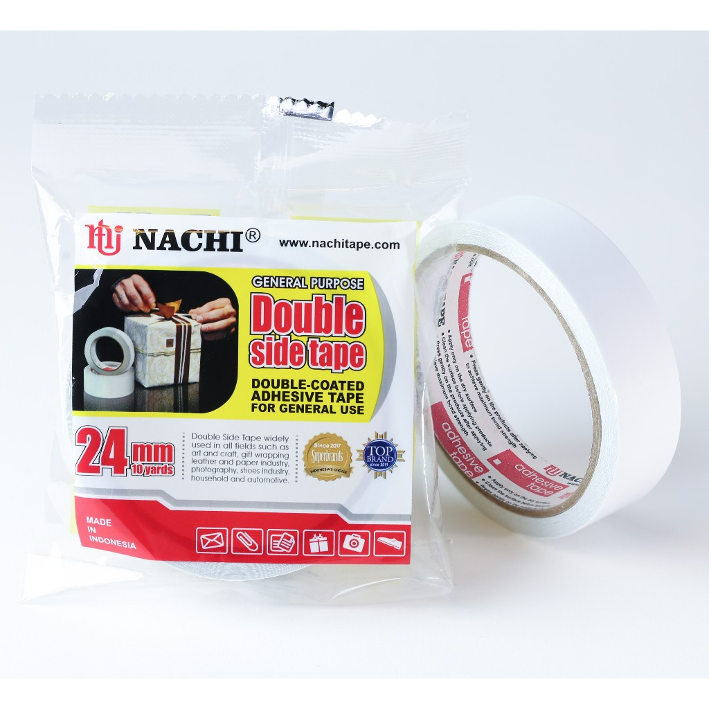 

Double Side Tape 24 mm x 10 Yard ( 1 Inch ) Nachi