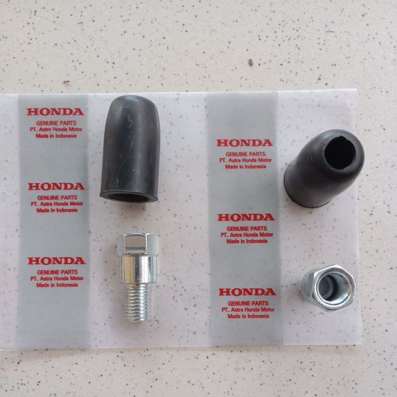 baut sambungan spion set karet spion scoopy pcx vario adv original