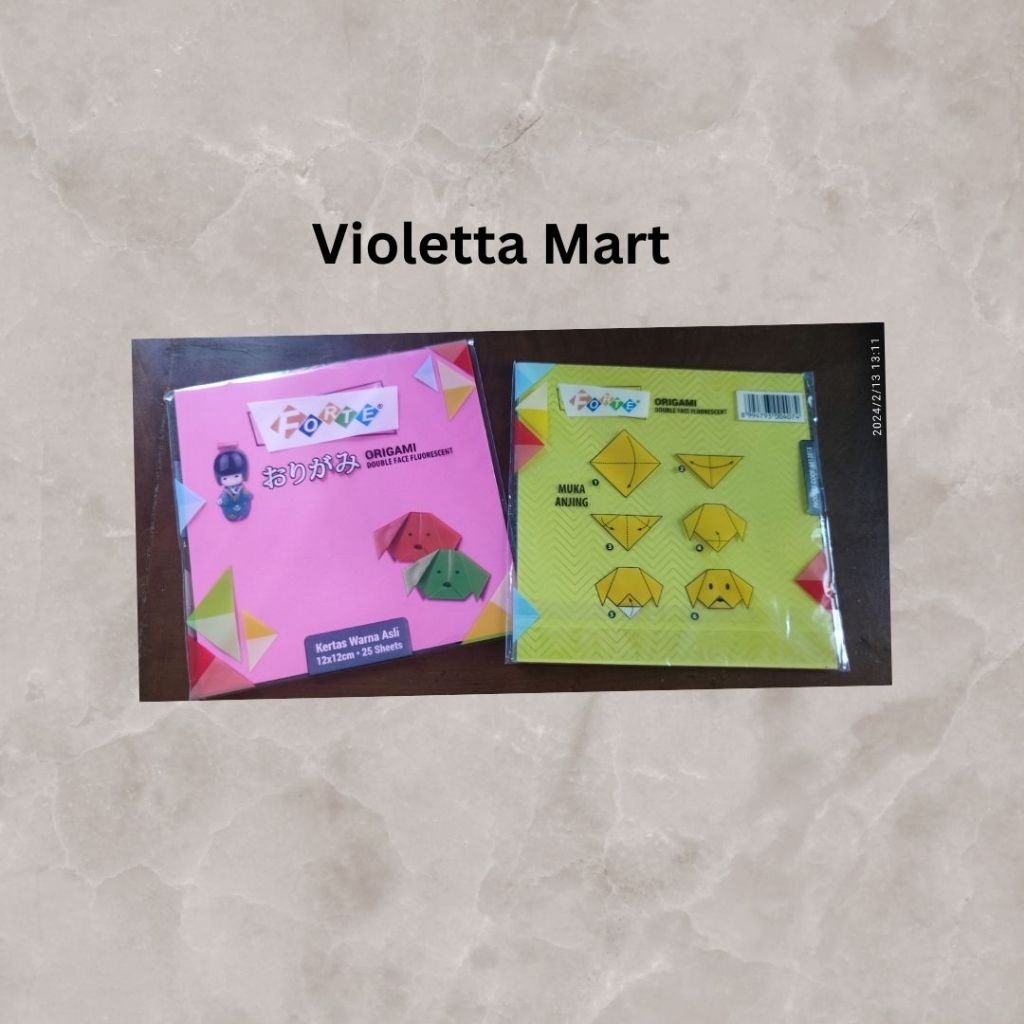 

Kertas Lipat Origami - Forte Ukuran 12x12 (5 Set)