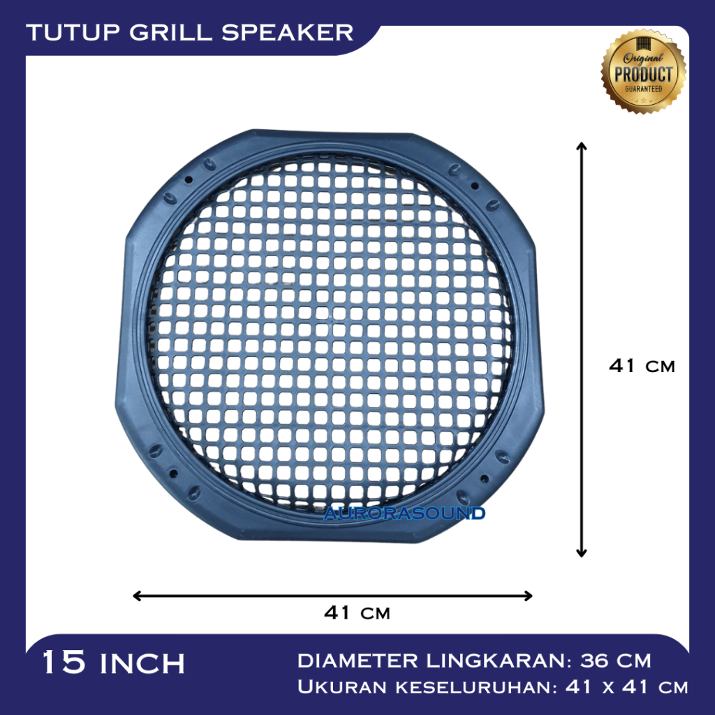 RAM TUTUP GRILL SPEAKER 15 INCH 15IN 15" SPEAKER BOX PIGURA