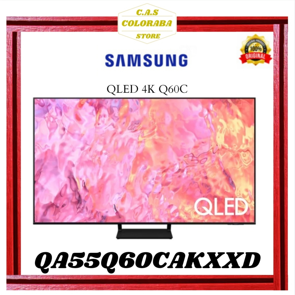 TV SAMSUNG 55Q60C SMART TV 55 INCH QLED 4K UHD QA55Q60CAKXXD QA55Q60C 55Q60C QLED SAMSUNG 55 INCH