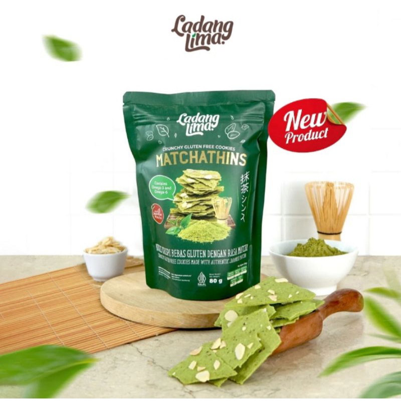 

Ladang Lima Matchathins Cookies 80g Gluten Free