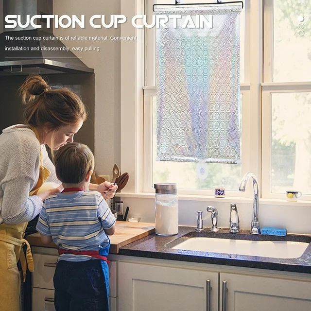 Roller Blind Tirai Kaca Jendela Tempel Gorden Rumah Kantor