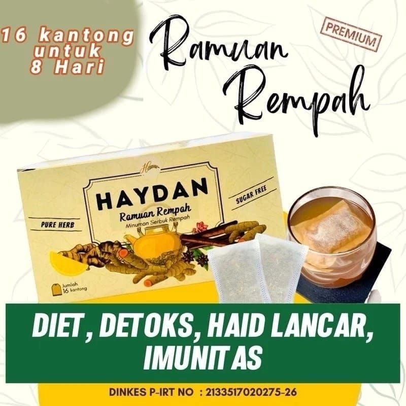 

Teh Detox | Teh Celup Rempah | Ramuan Rempah Haydan