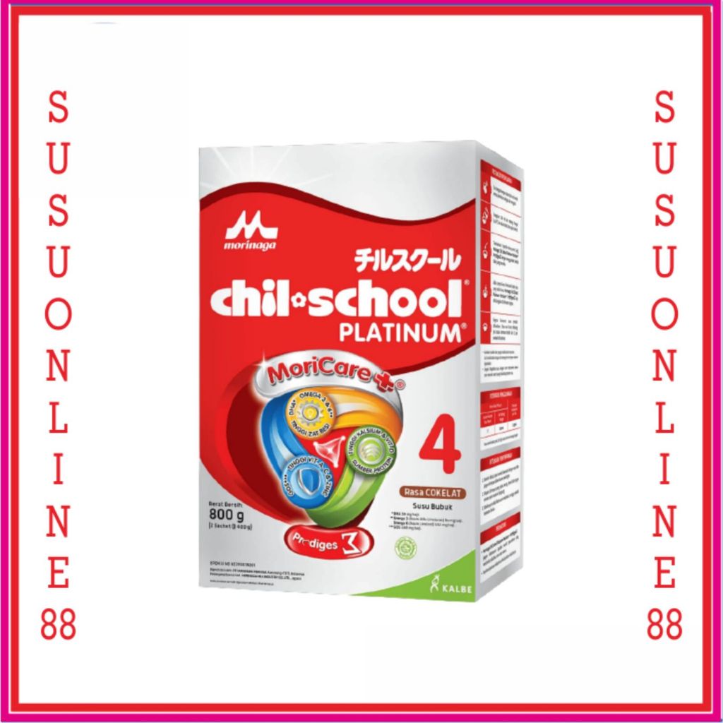 CHILSCHOOL PLATINUM 800 GRAM COKLAT COKELAT CHIL SCHOOL SUSU MORINAGA