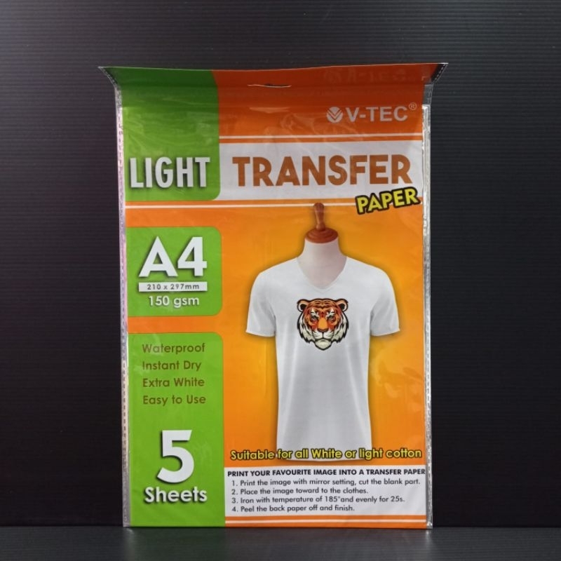 

V-TEC LIGHT TRANSFER PAPER LTP-9118 A4
