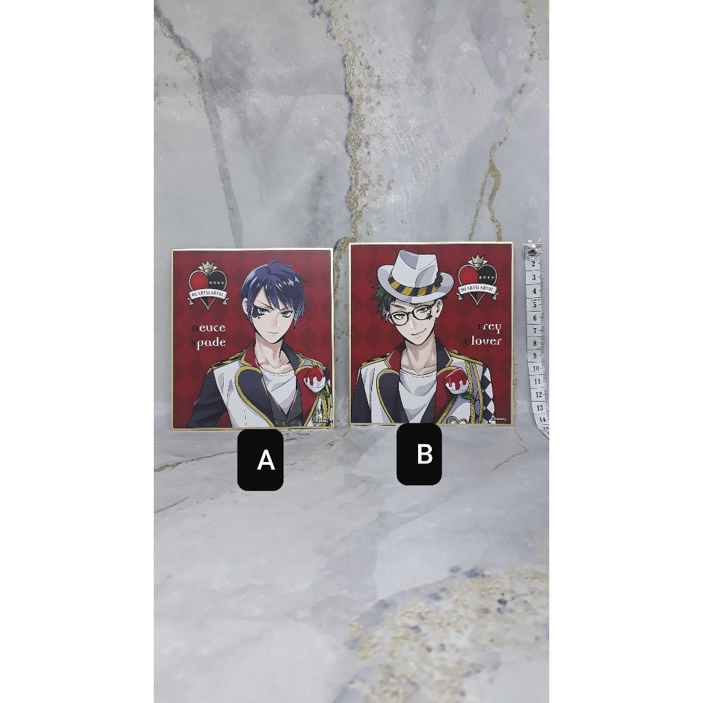 Twisted Wonderland Shikishi Heartslabyul Deuce Spade Trey Clover