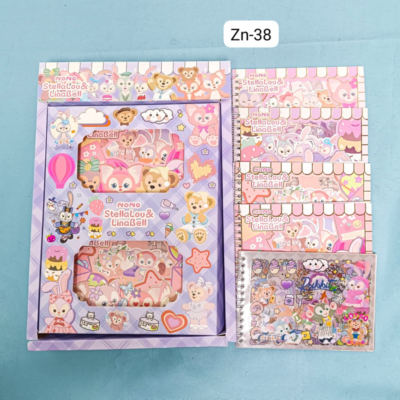 

Buku Stiker Nono Stellalou x Linabelle Sticker Book Binder