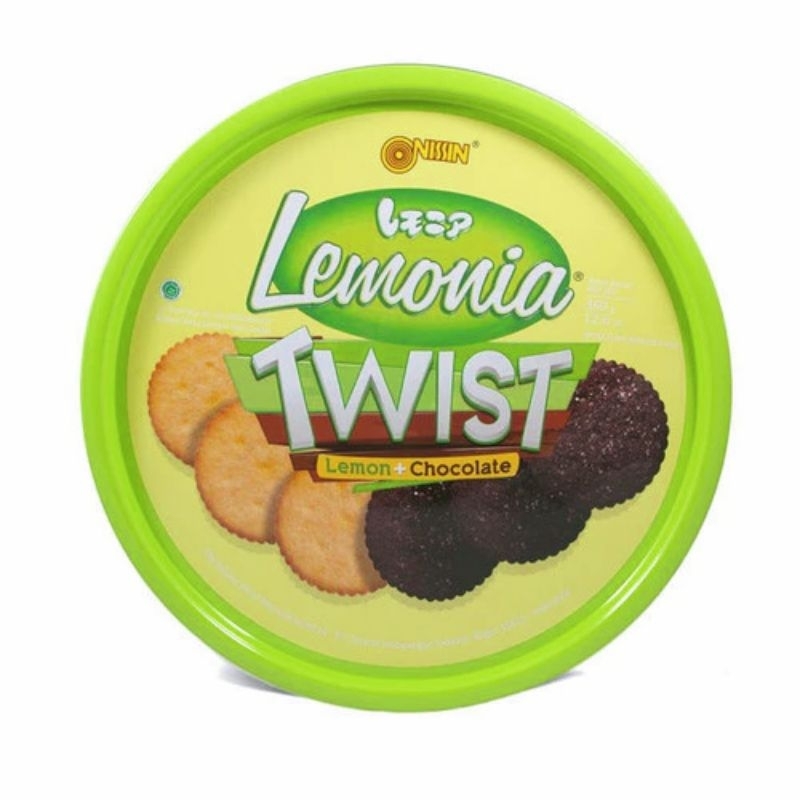 biskuit kaleng lemonia twist