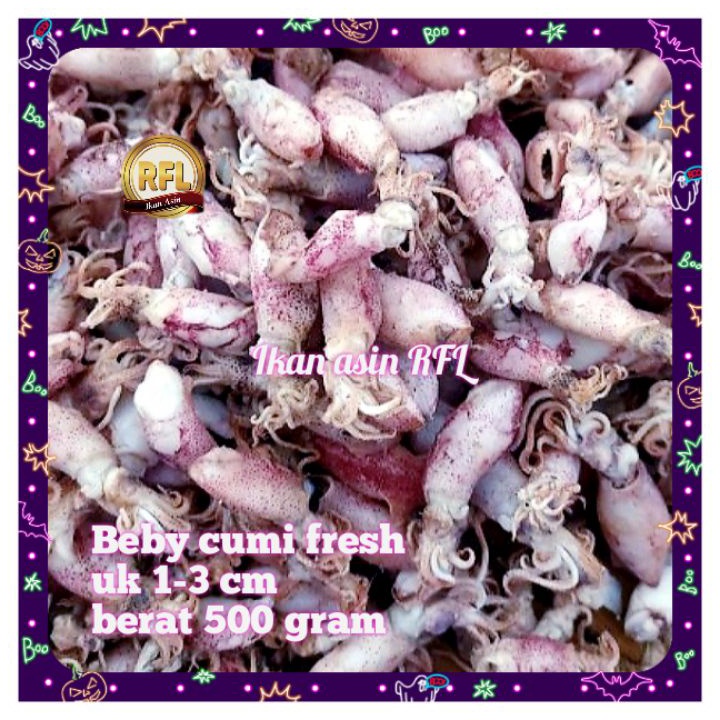 

C6369 ikan asin cumi asin beby cumi rebus 5 gram