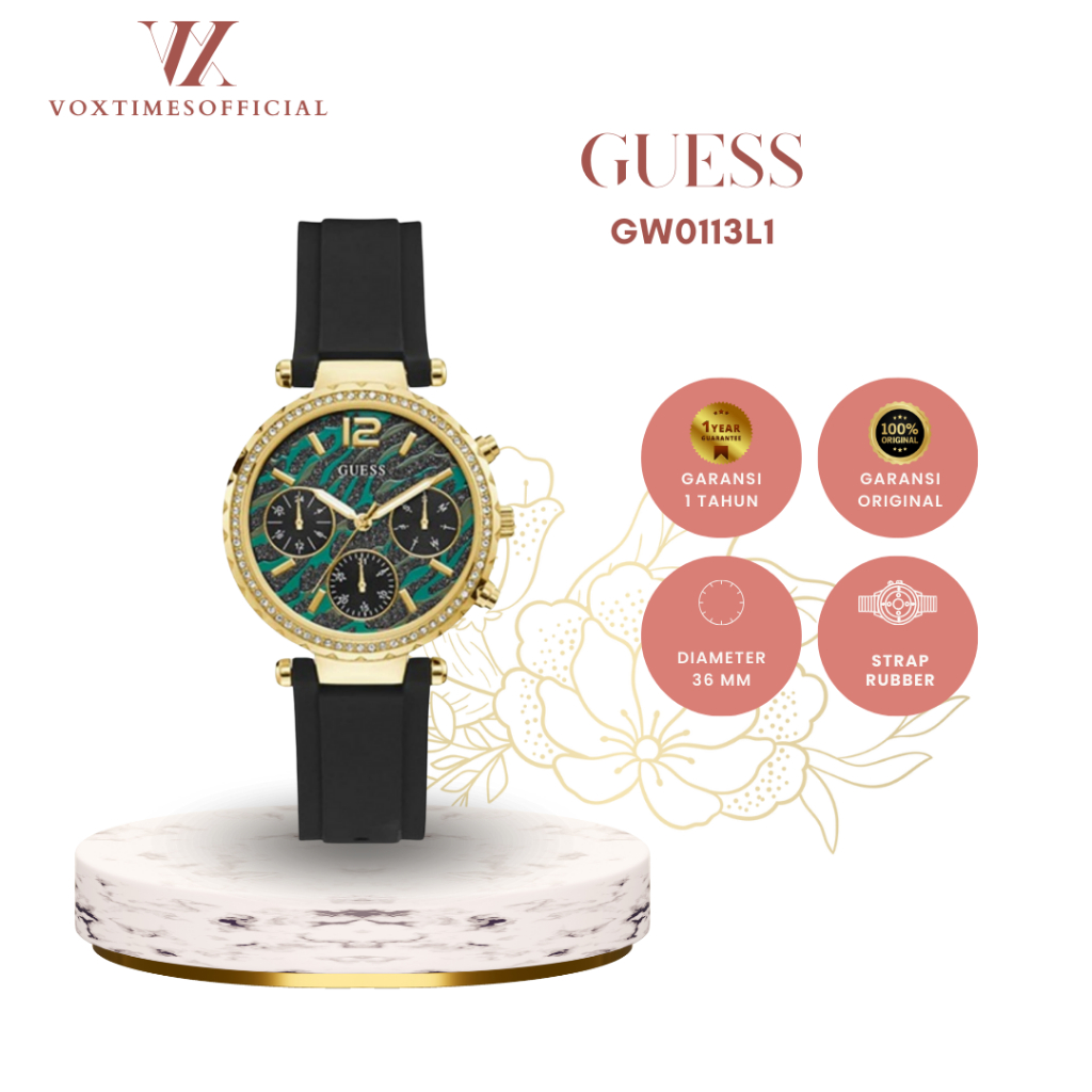 VOXTIMES -- Jam Tangan Wanita Guess Original Garansi 1 tahun