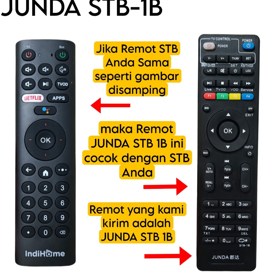 GROSIR REMOTE MNC PLAY MNC VISION KVISION TRANSVISION FIRST MEDIA VENUS MATRIX INDIHOME FIBERHOME HU