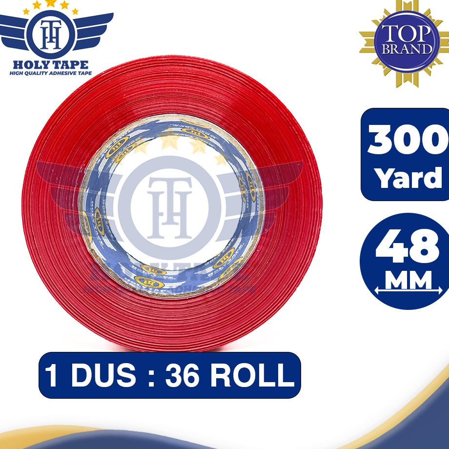 

STAR LAKBAN FRAGILE 3 YARD FULL MERAH HOLYTAPE KUALITAS DAIMARU