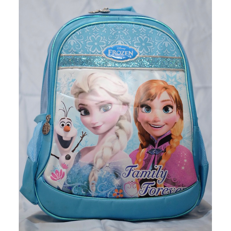 Tas Sekolah Disney Frozen Biru - Disney Frozen school bag blue