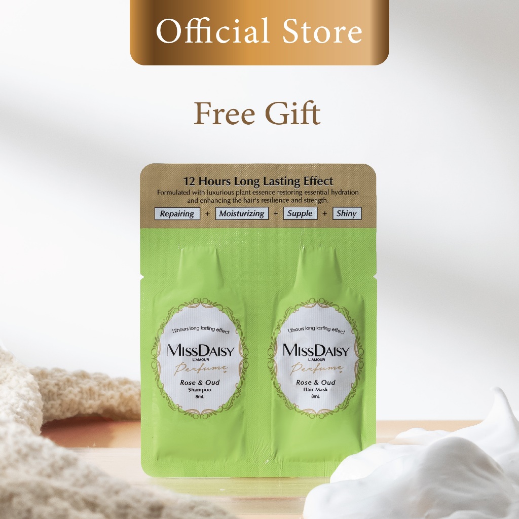 	 FREE GIFT | Shampoo & Hair Mask Rose&Oud 8ml x2 [JANGAN DIBELI]	