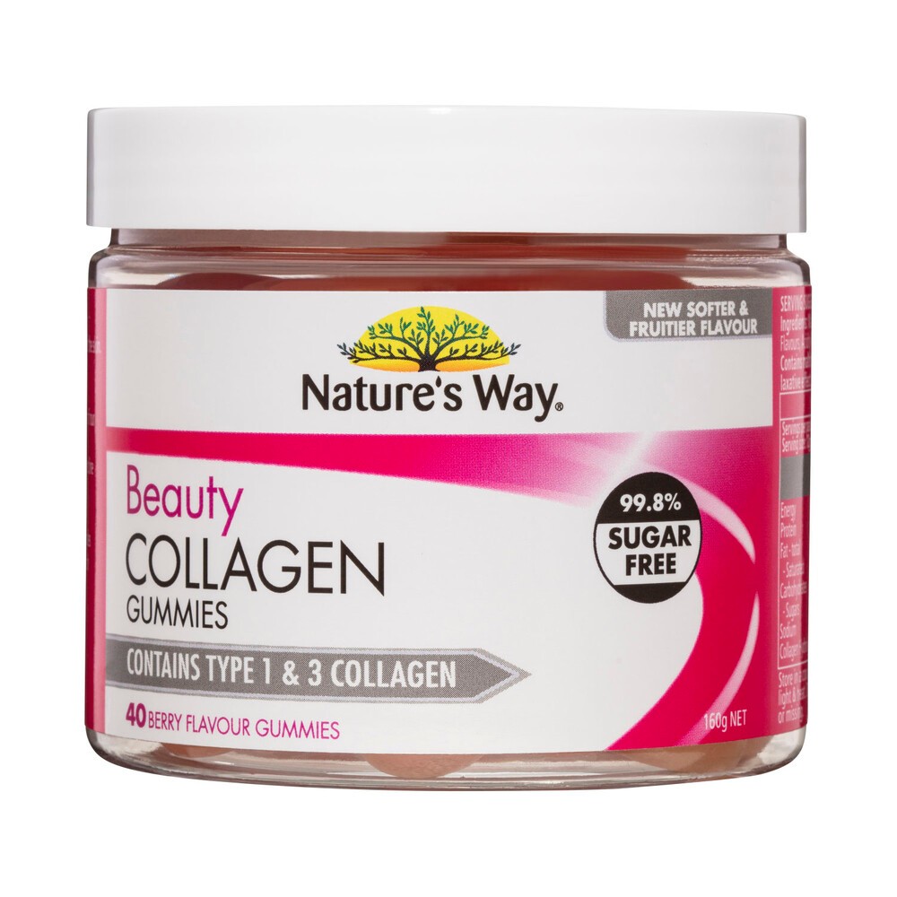 Nature's Way Beauty Collagen Berry 40 Gummies | 1 pack